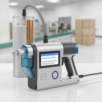 Tiempo de calentamiento de 2-30 minutos Trazador automático de pegamento XY con volumen de pegamento ajustable de 5L, 10L, 20L para hasta cuatro operadores
