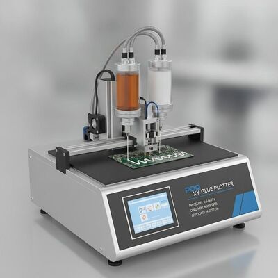 Trazador de pegamento XY con presión de 0,6-0,8 Pa, altura de pila de 840 mm y salida de pegamento de 2-3 kg / h para pegamento de precisión