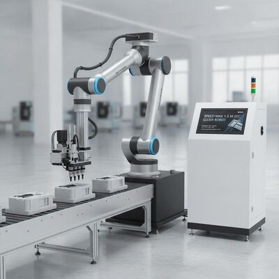 1.5 M/sec Velocidad 0,6-0,8Pa Presión XY Plotter de pegamento CNC pegamento con fusión caliente y pegamento frío en una operación
